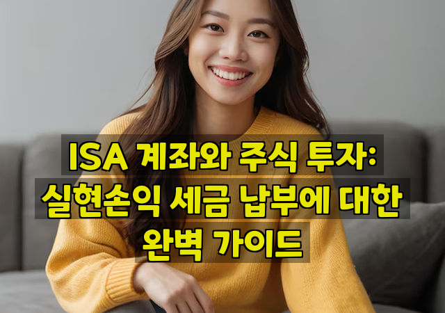 ISA 계좌와 주식 투자: 실현손익 세금 납부에 대한 완벽 가이드